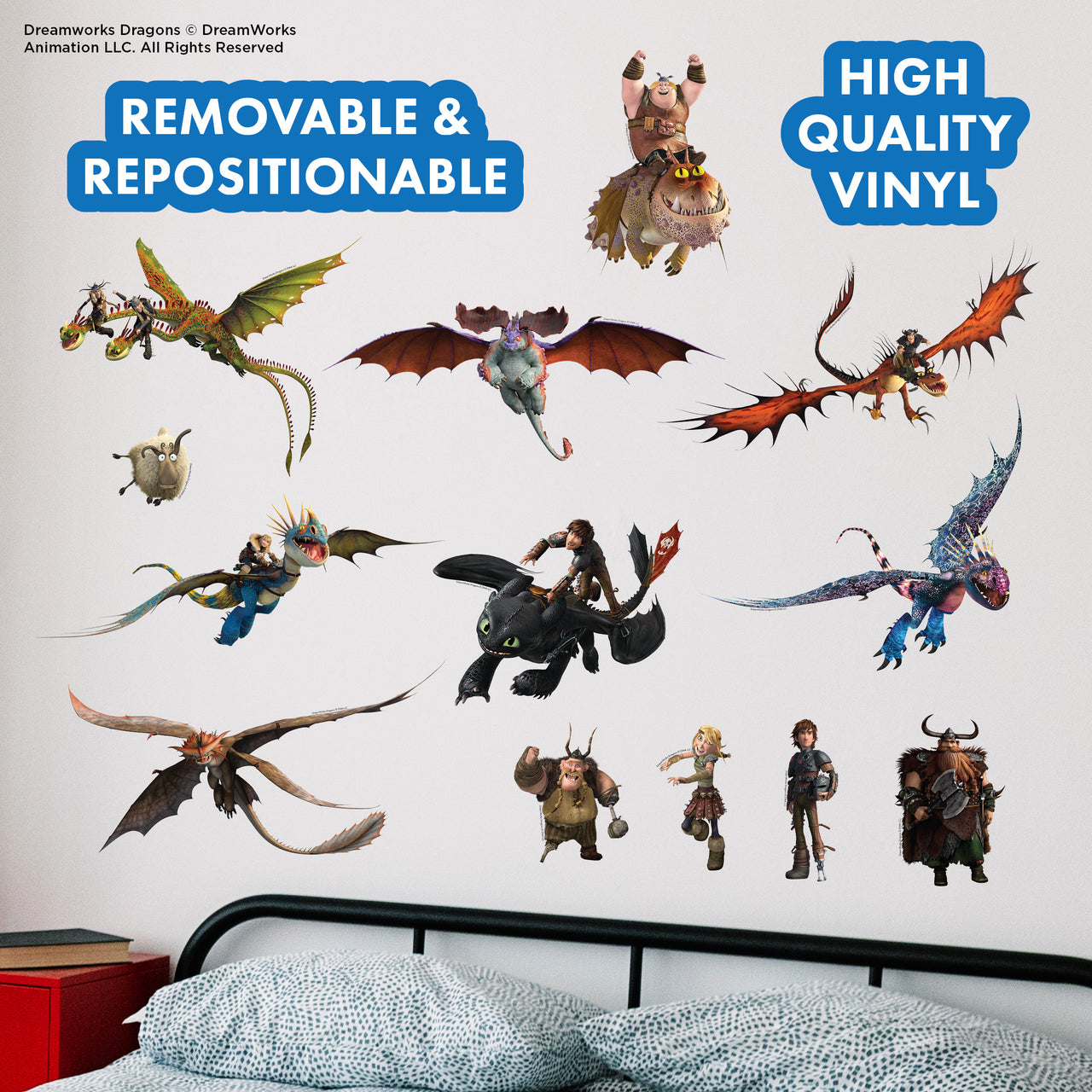 How to Train Your Dragon Wall Decals