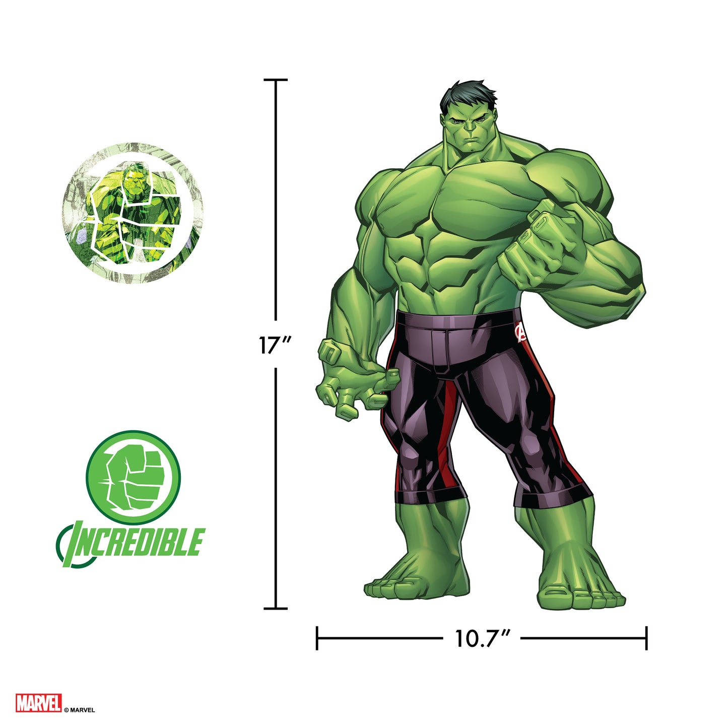 Hulk Interactive Wall Decal