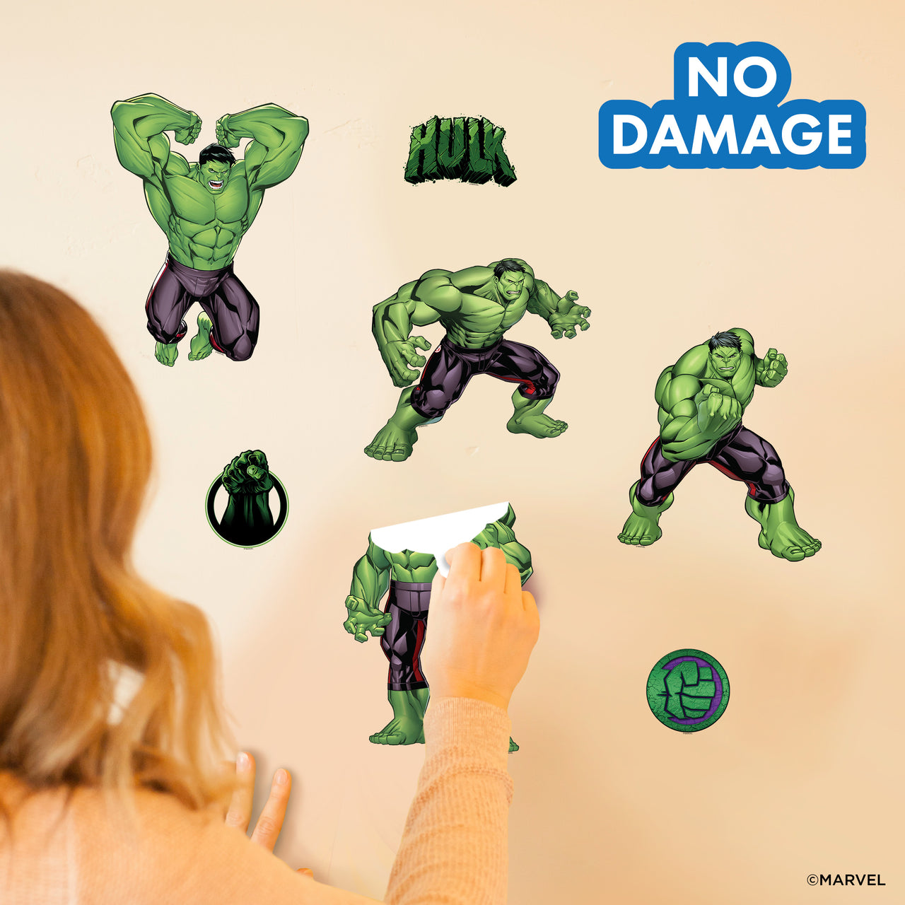 Hulk Group Wall Decals