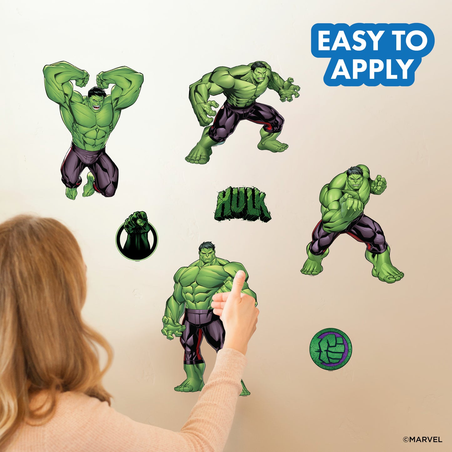 Hulk Group Wall Decals