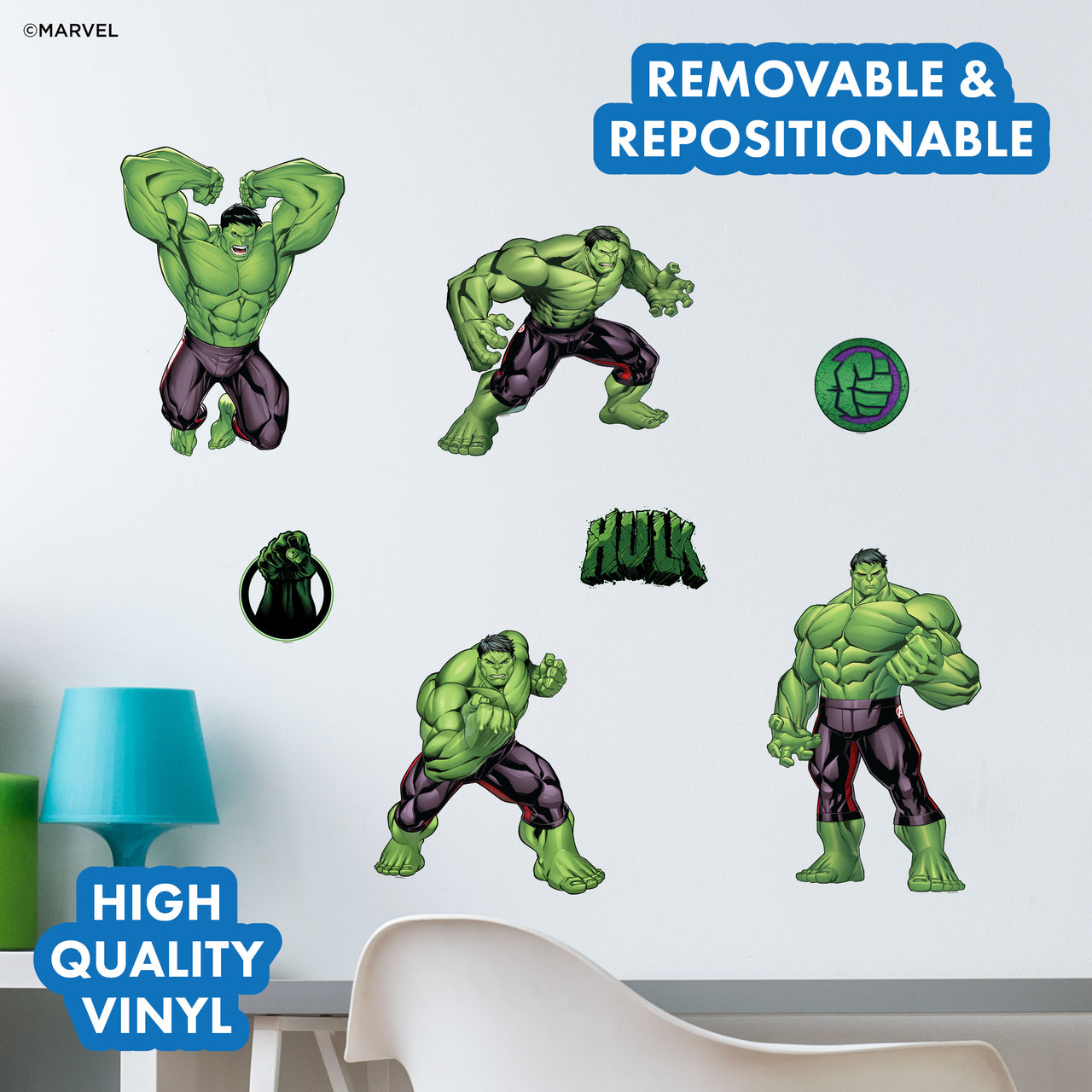 Hulk Group Wall Decals
