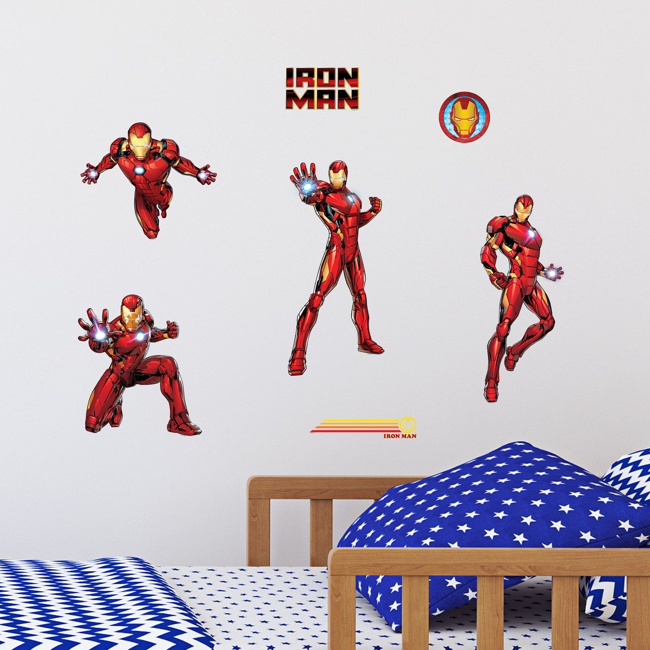 Iron Man Group Wall Decals
