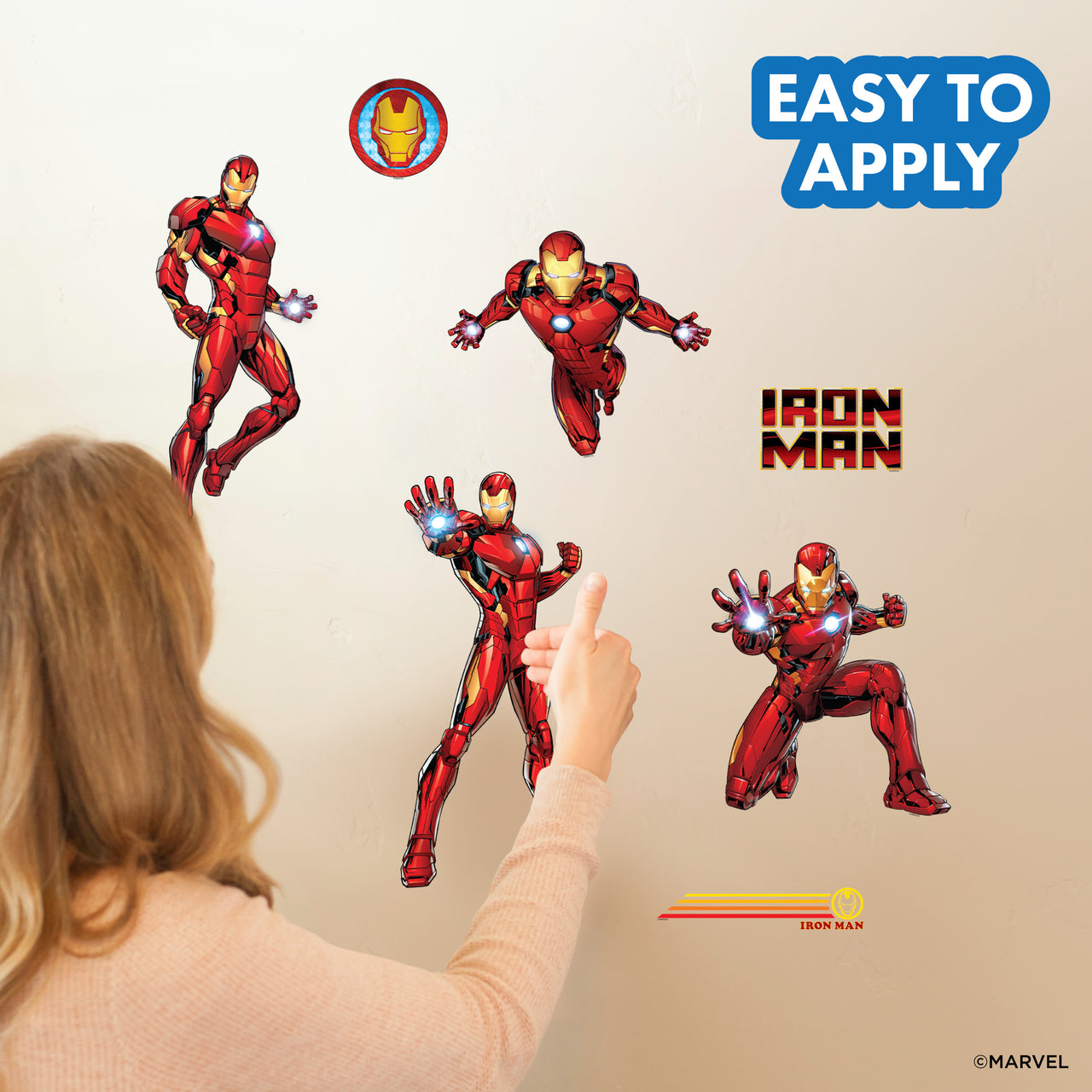Iron Man Group Wall Decals