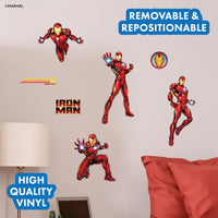 Iron Man Group Wall Decals