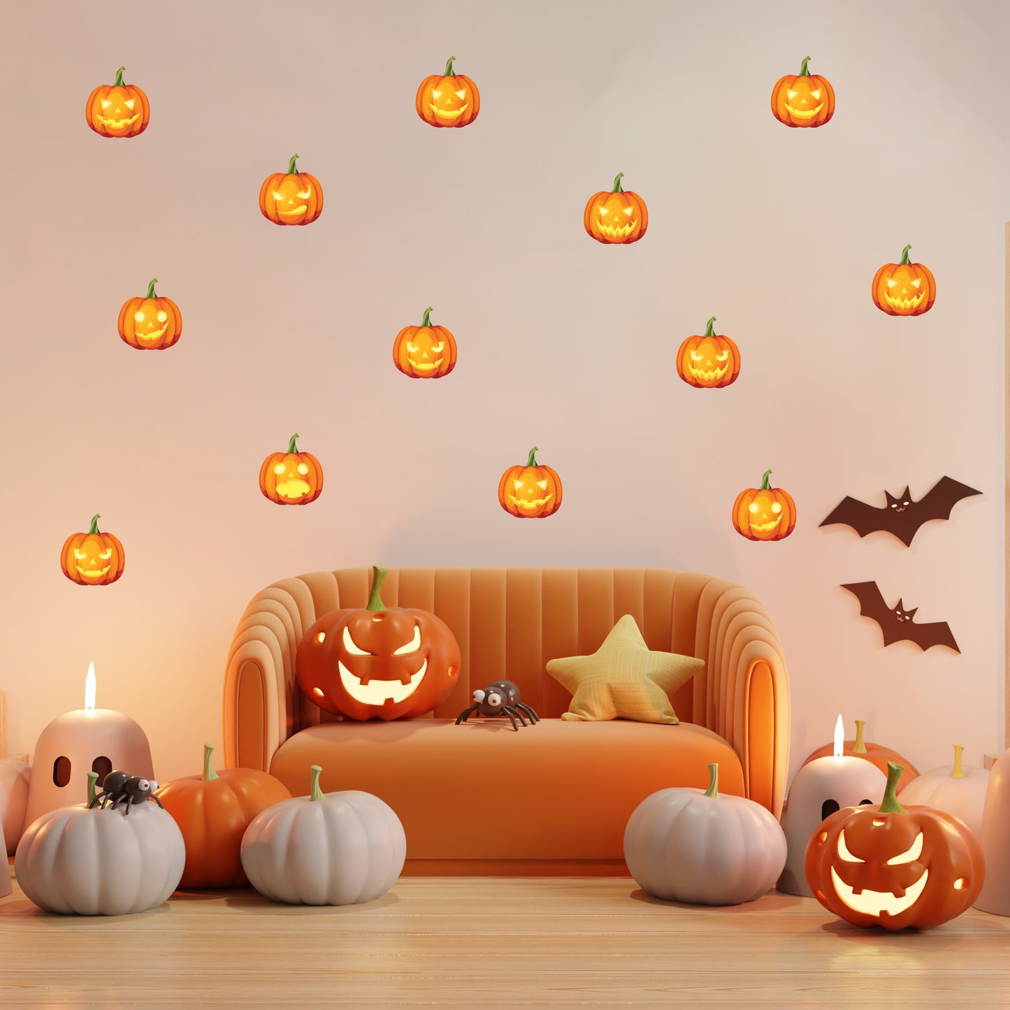Jack-O-Lanterns Wall Decals