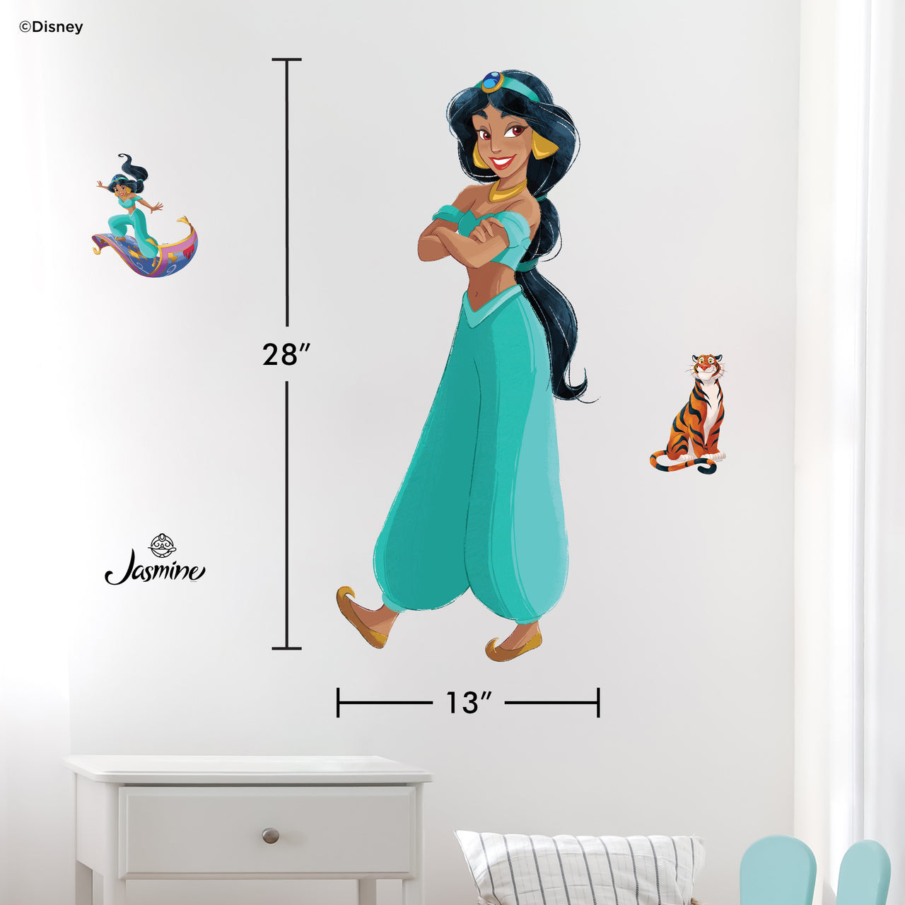 Aladdin Princess Jasmine Wall Decal