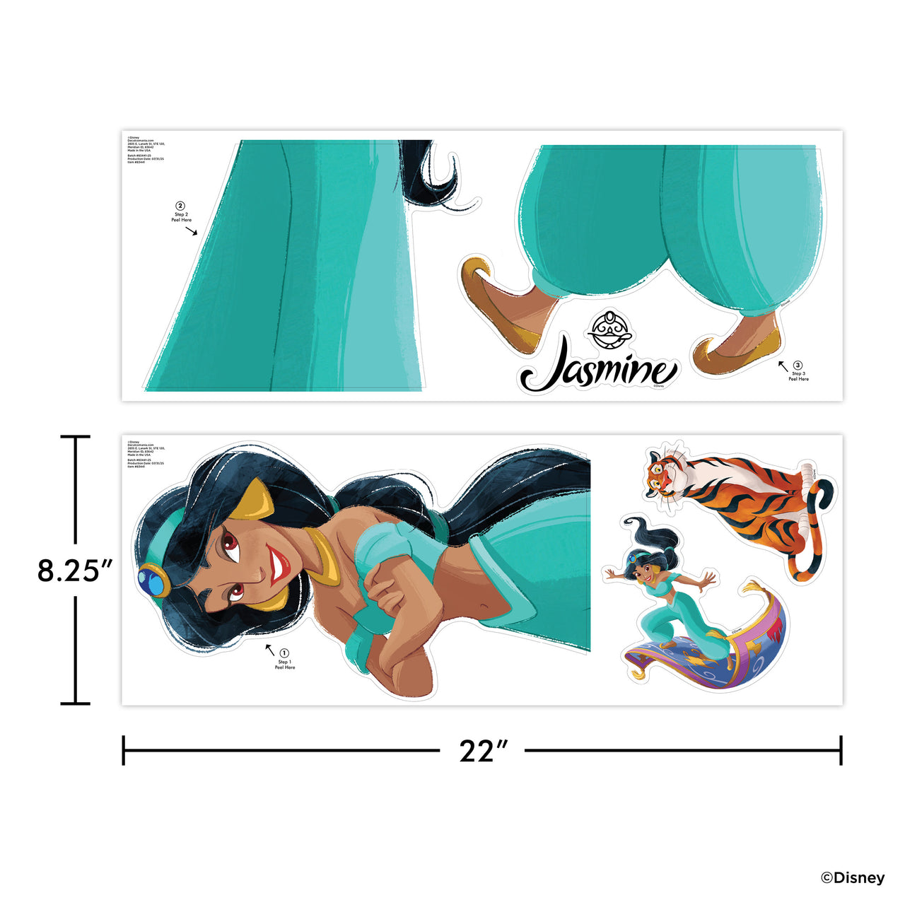 Aladdin Princess Jasmine Wall Decal