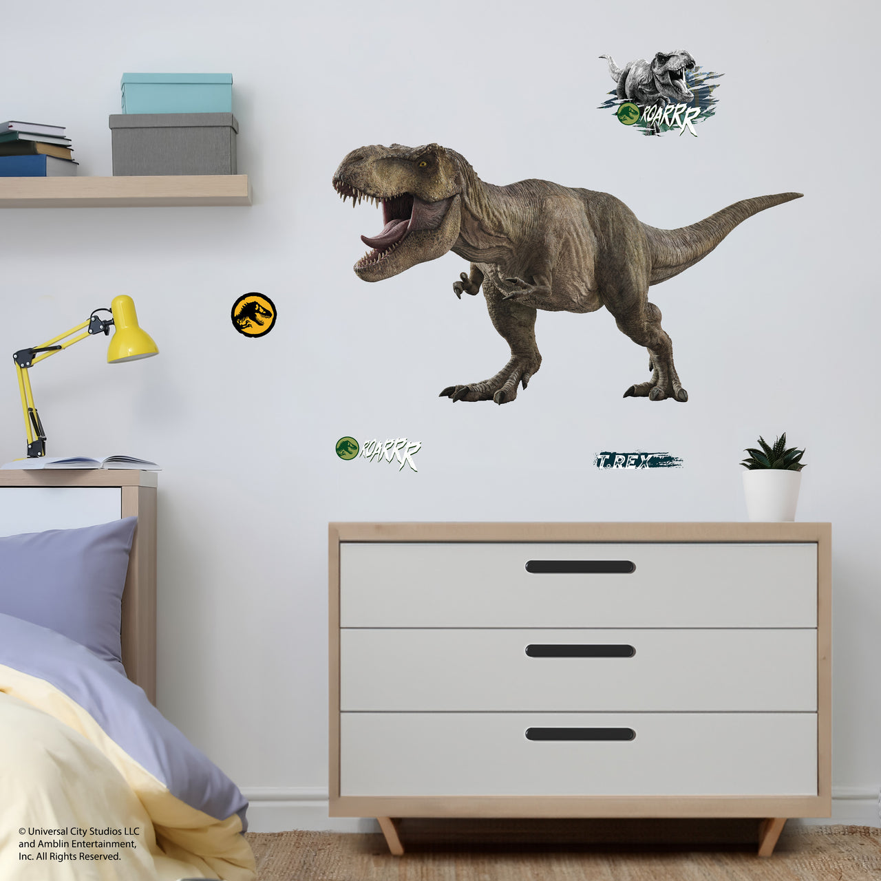 Jurassic Park T-Rex Interactive Wall Decal