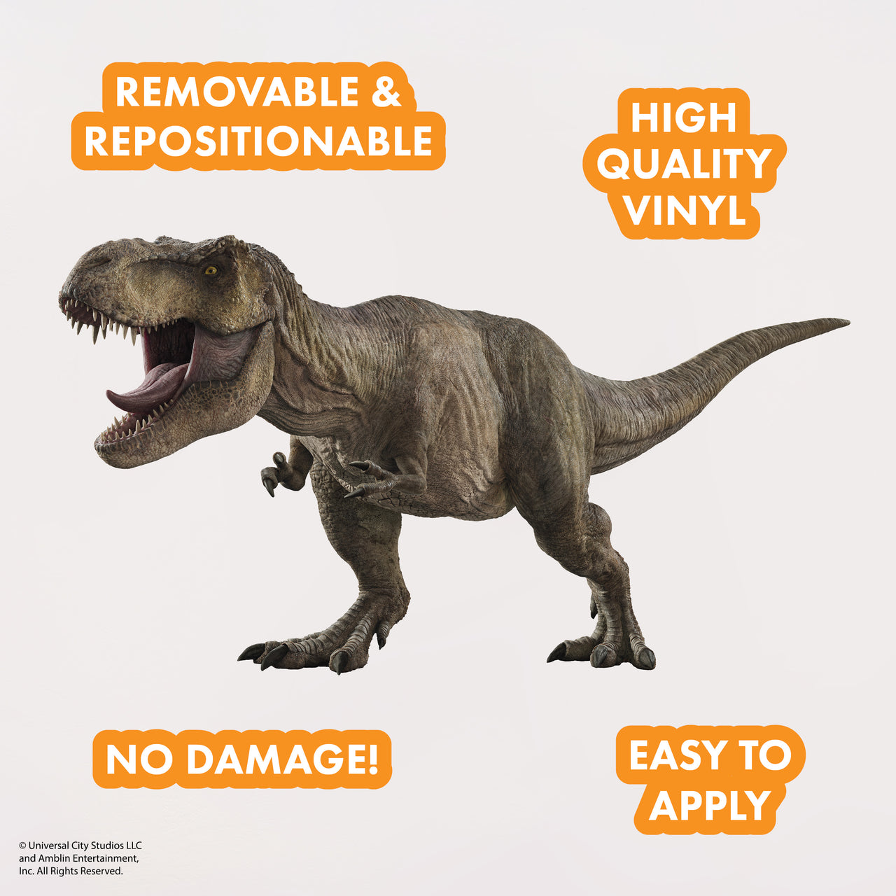Jurassic Park T-Rex Interactive Wall Decal