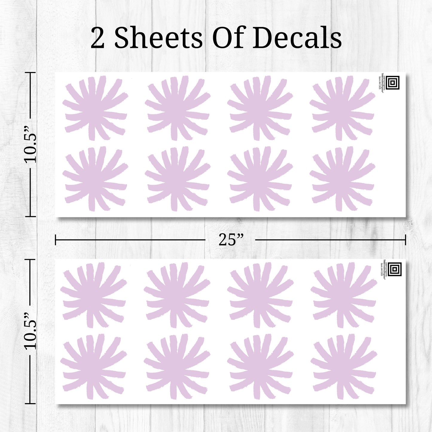 Purple Stars Wall Decals