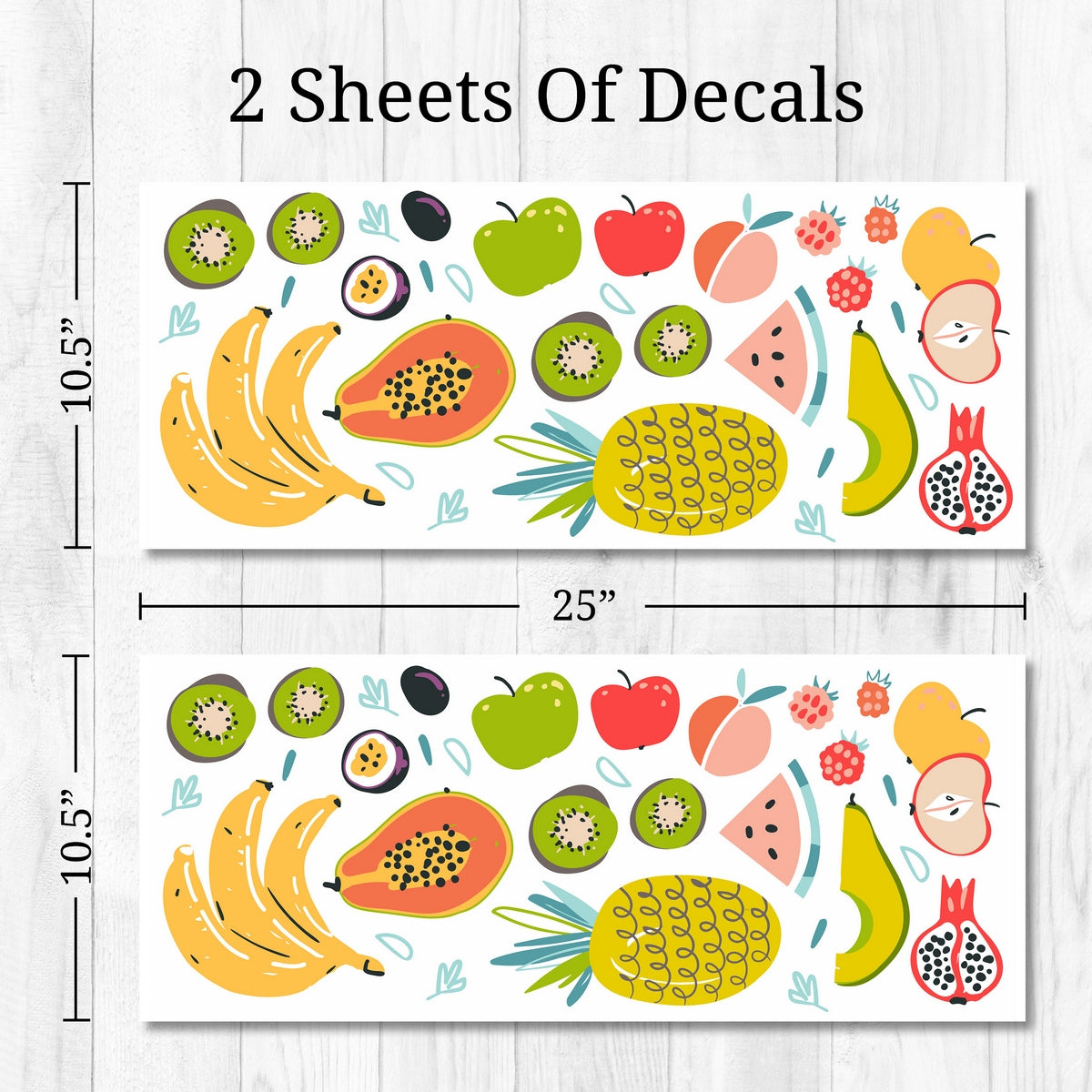 Fruit Variety Wall Decals