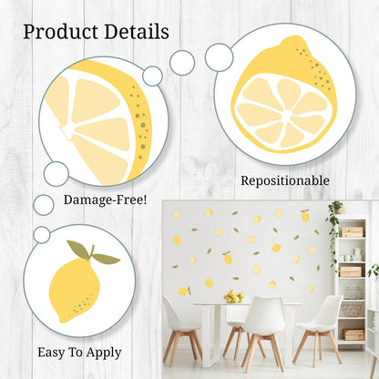 Kitchen Lemons Wall Decals