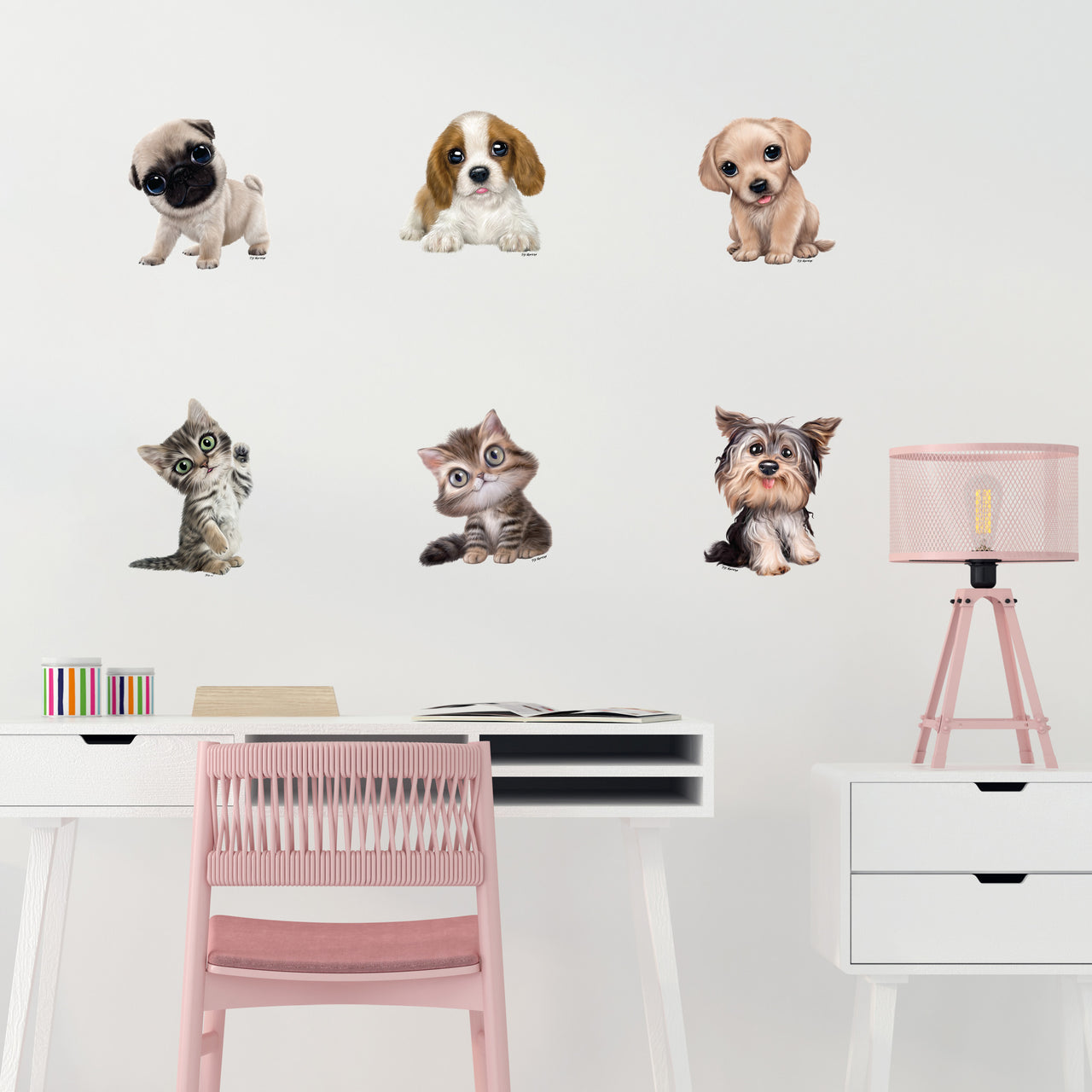 Kittens & Puppies Wall Decals