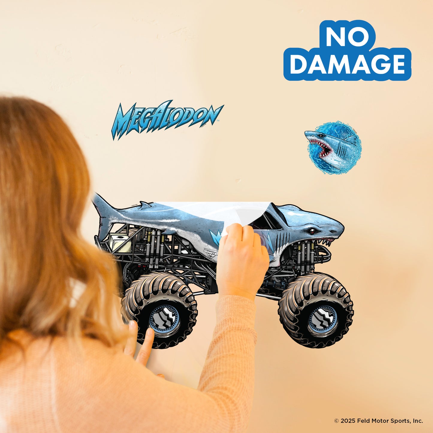 Monster Jam Megalodon Wall Decal