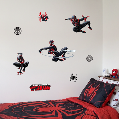 Miles Morales Group Wall Decals
