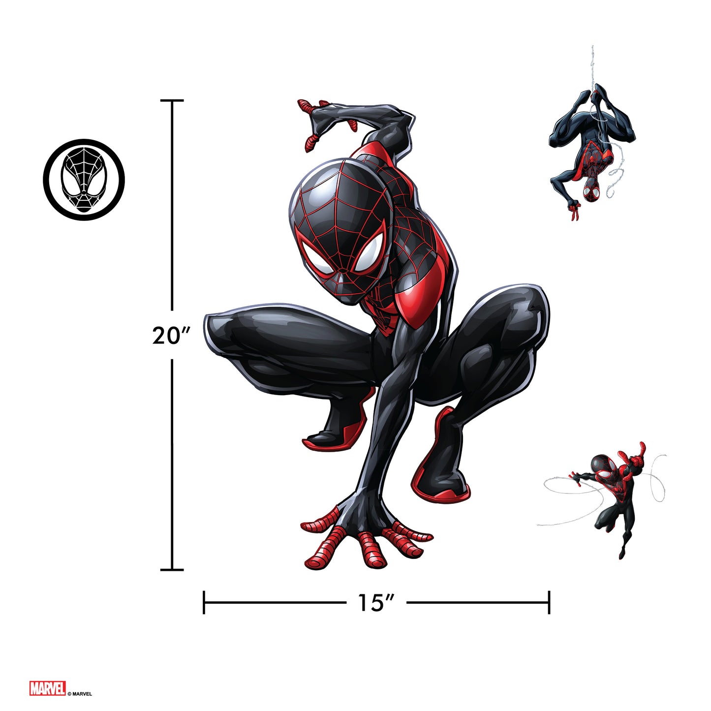 Miles Morales Interactive Wall Decal