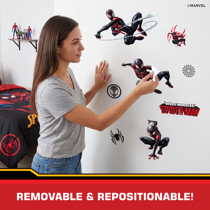 Miles Morales Group Wall Decals