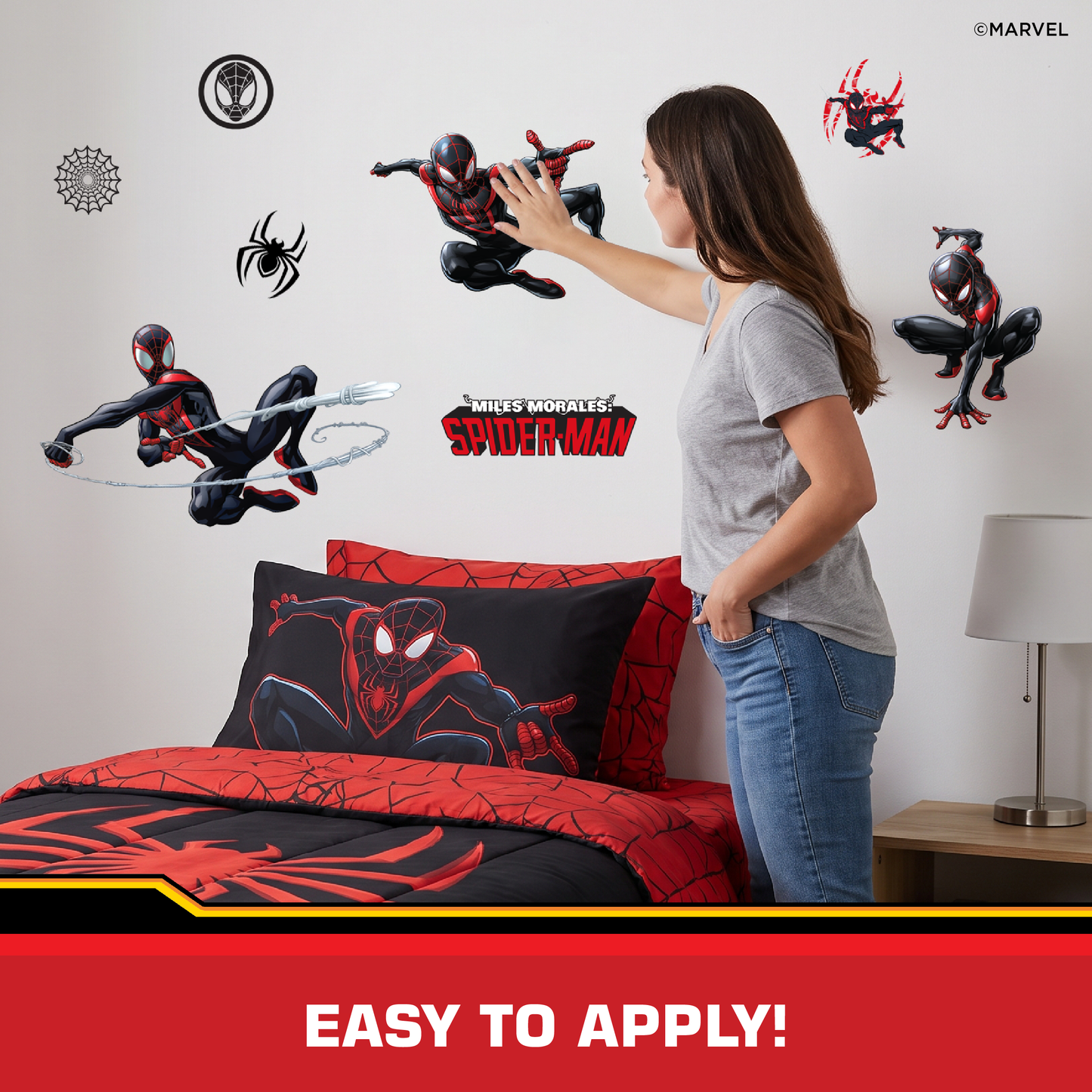 Miles Morales Group Wall Decals