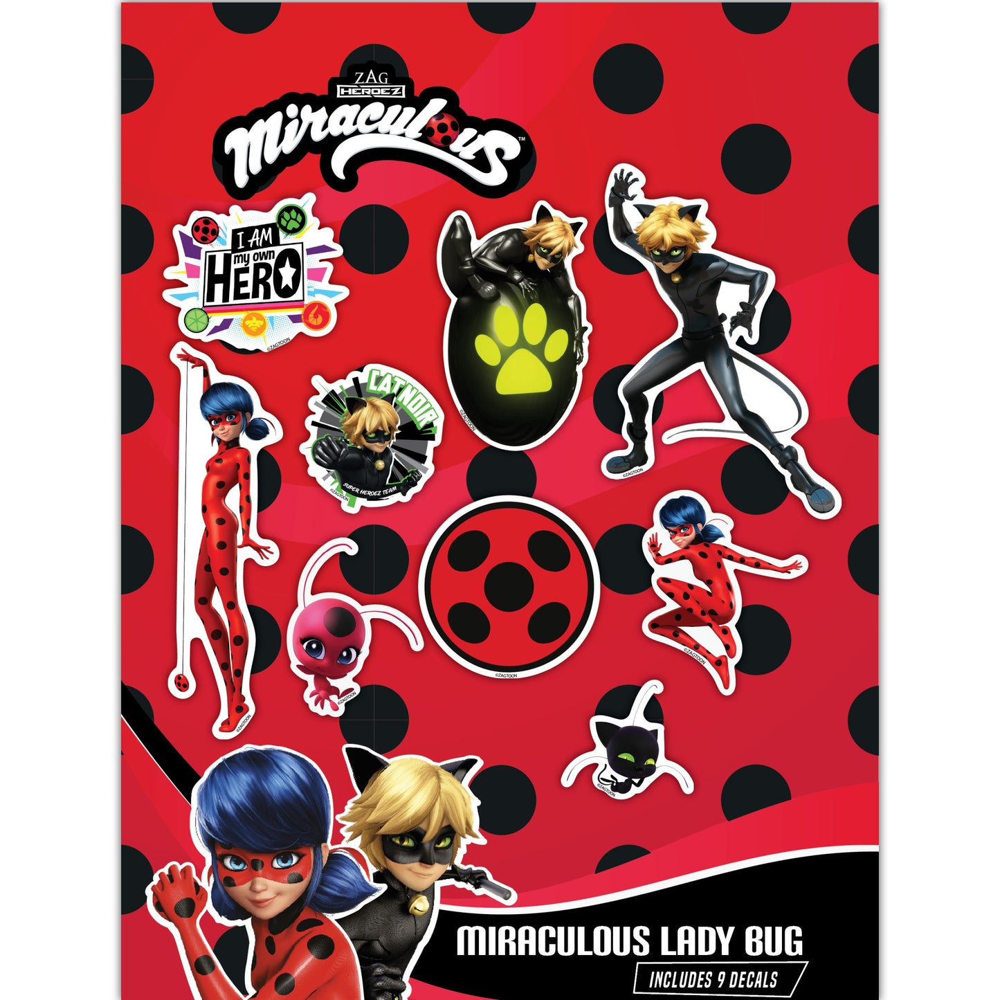 Miraculous Ladybug Value Pack Decals