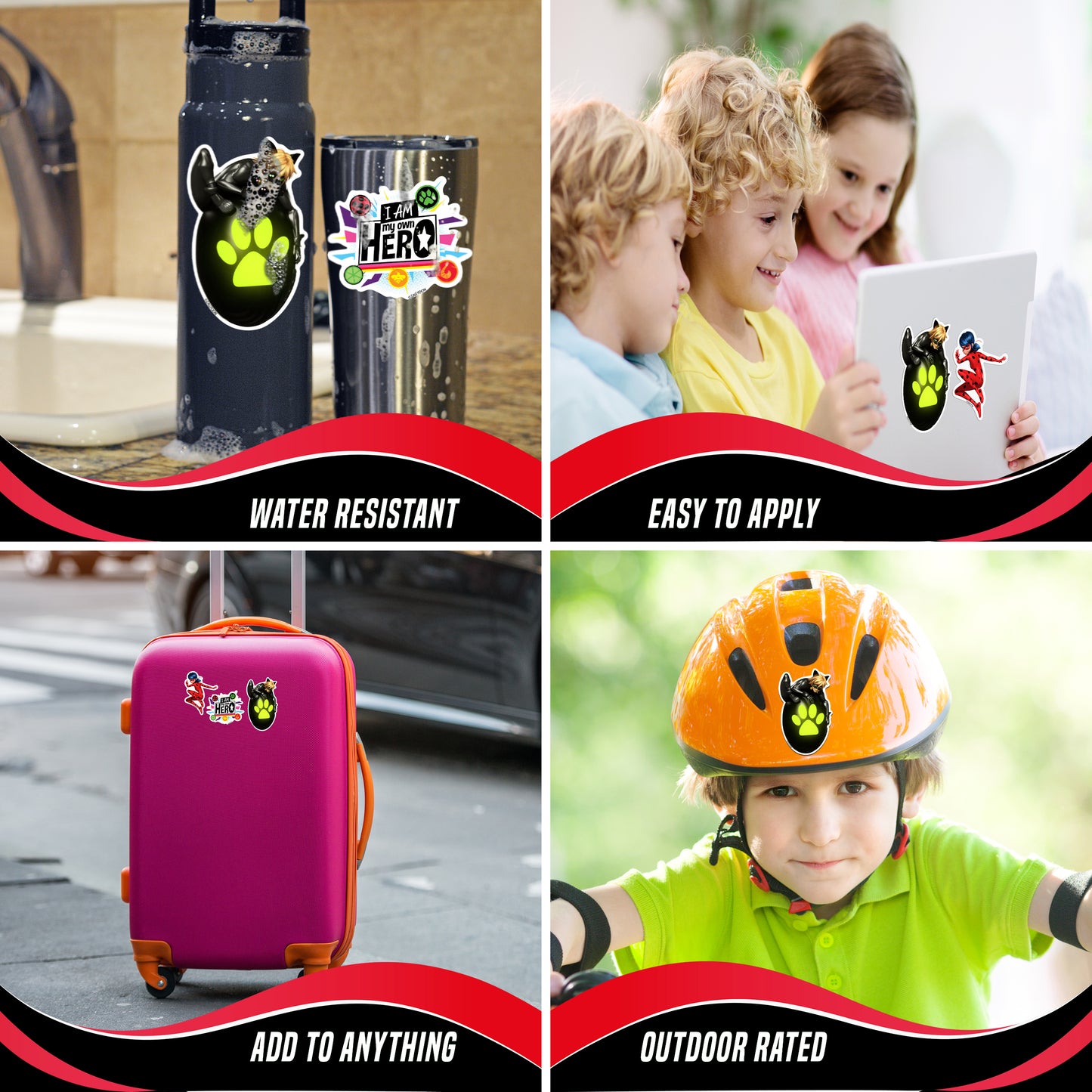 Miraculous Ladybug & Cat Noir Decals