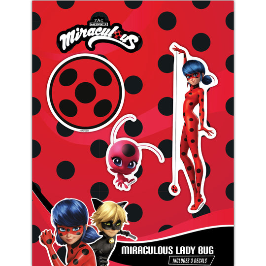 Crazy Sticker Guy Red Ladybug Magnetic Bumper Sticker – 4” X 3.5”, Indoor/Outdoor Vinyl Magnet