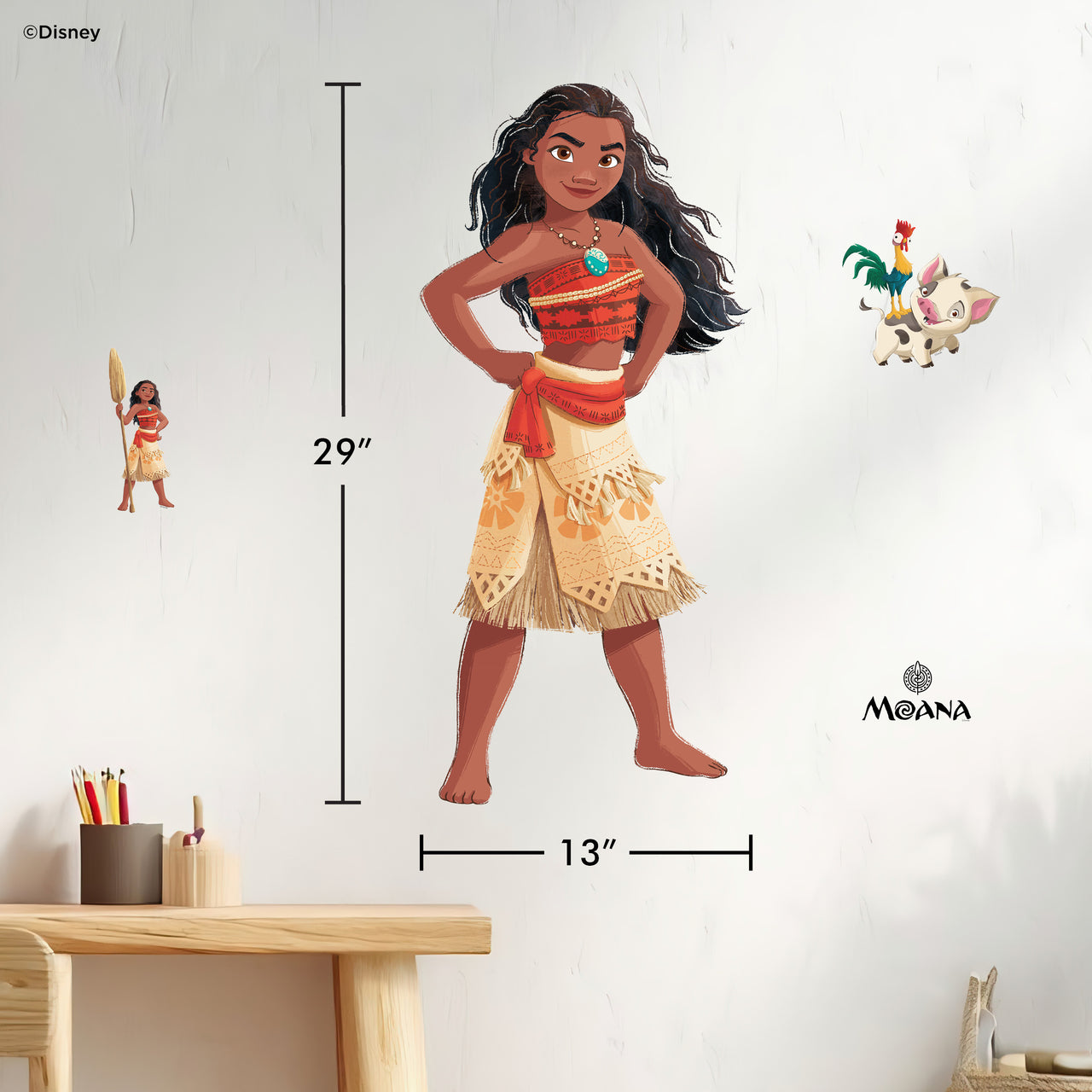 Princess Moana Wall Decal