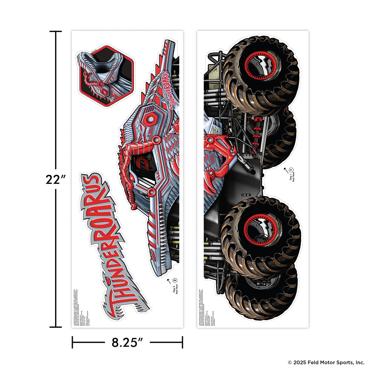 Monster Jam ThunderROARus Wall Decal