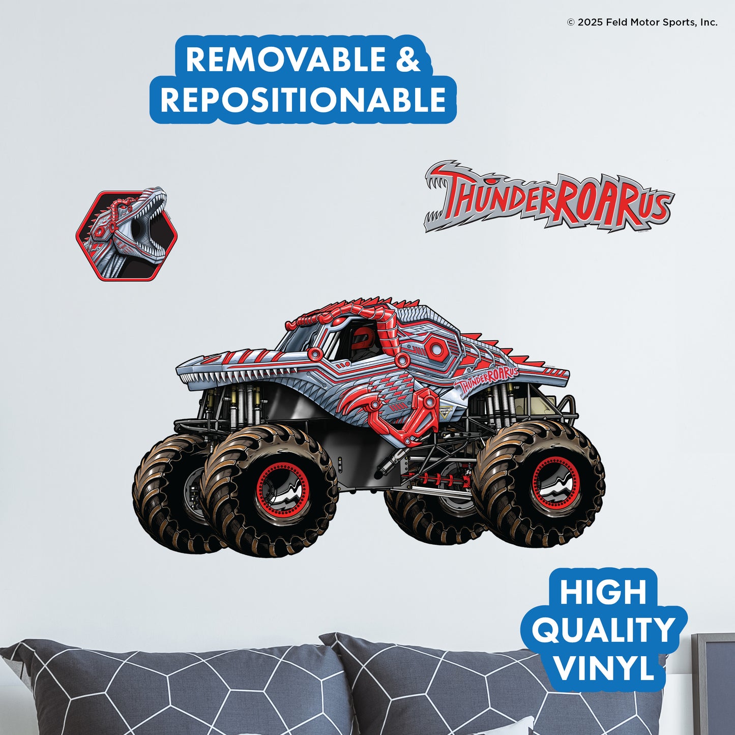 Monster Jam ThunderROARus Wall Decal
