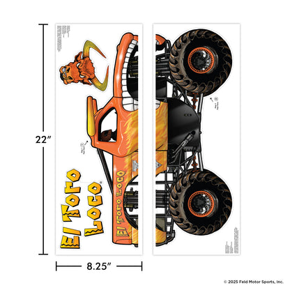 Monster Jam El Toro Loco Wall Decal