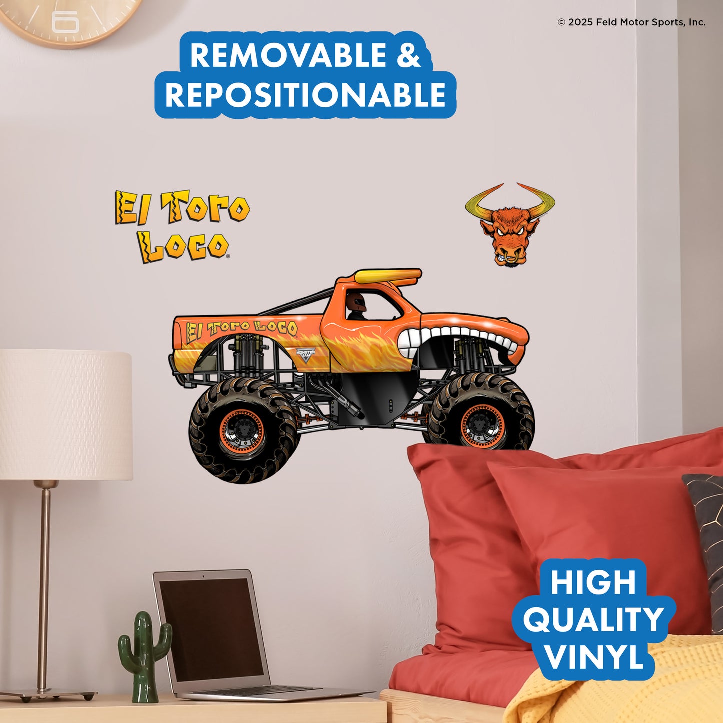 Monster Jam El Toro Loco Wall Decal