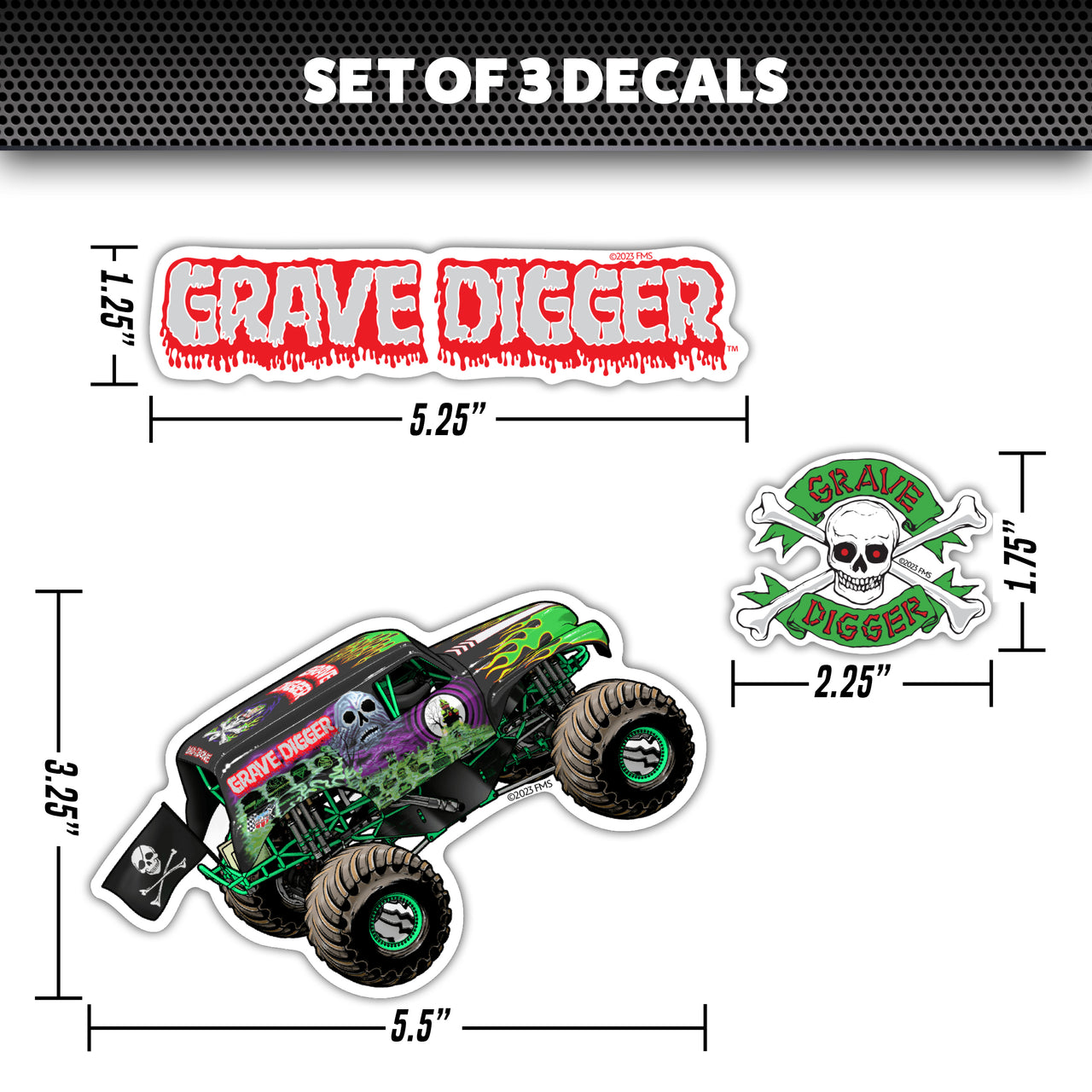 Monster Jam Grave Digger Value Pack