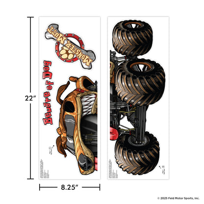 Monster Jam Monster Mutt Wall Decal