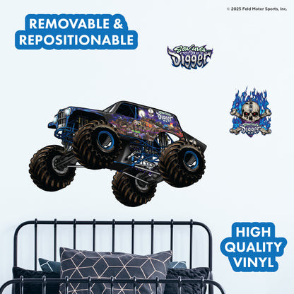 Monster Jam Son-Uva Digger Wall Decal