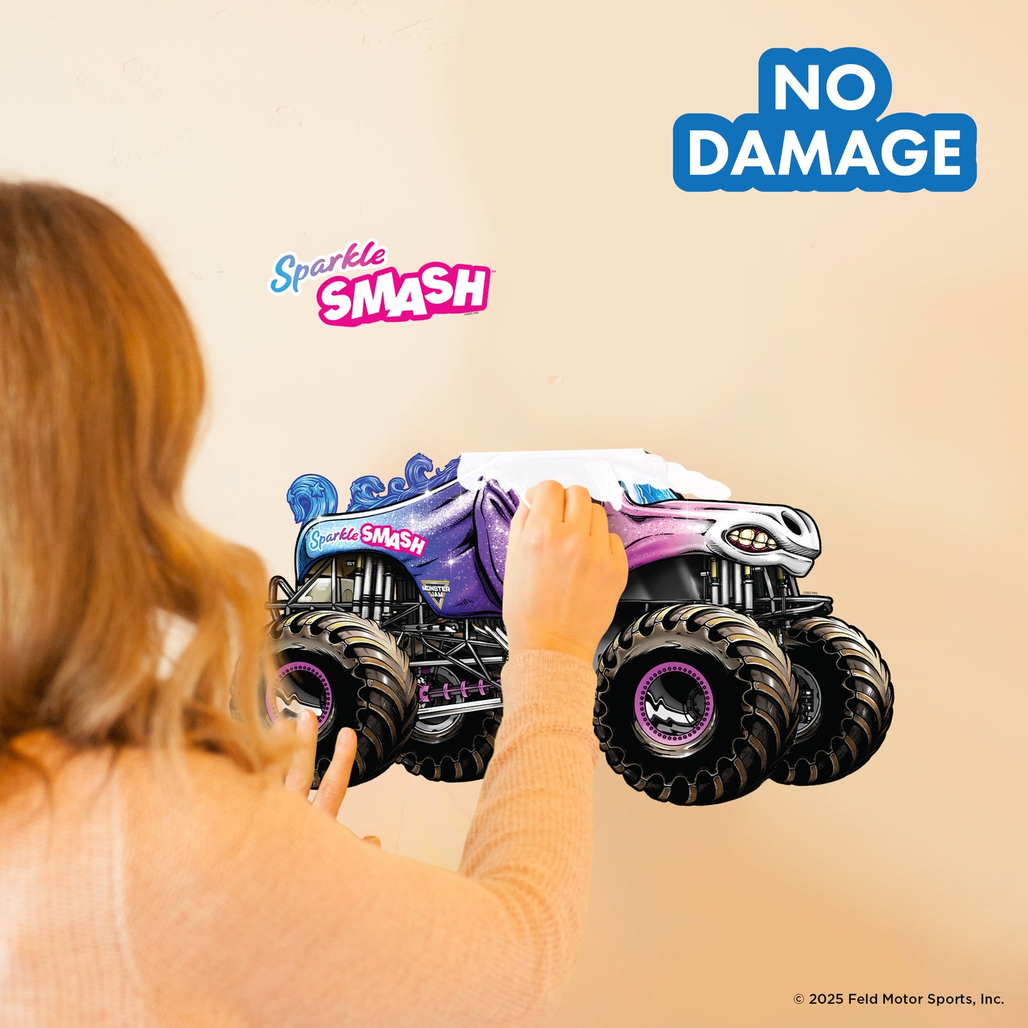 Monster Jam Sparkle Smash Wall Decal