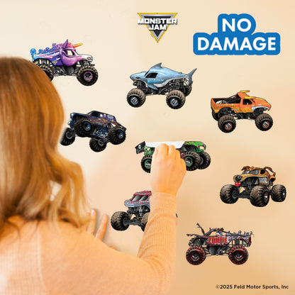Monster Jam Assorted Trucks Wall Decals