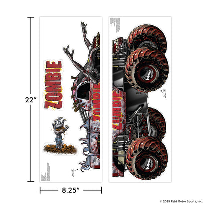 Monster Jam Zombie Wall Decal