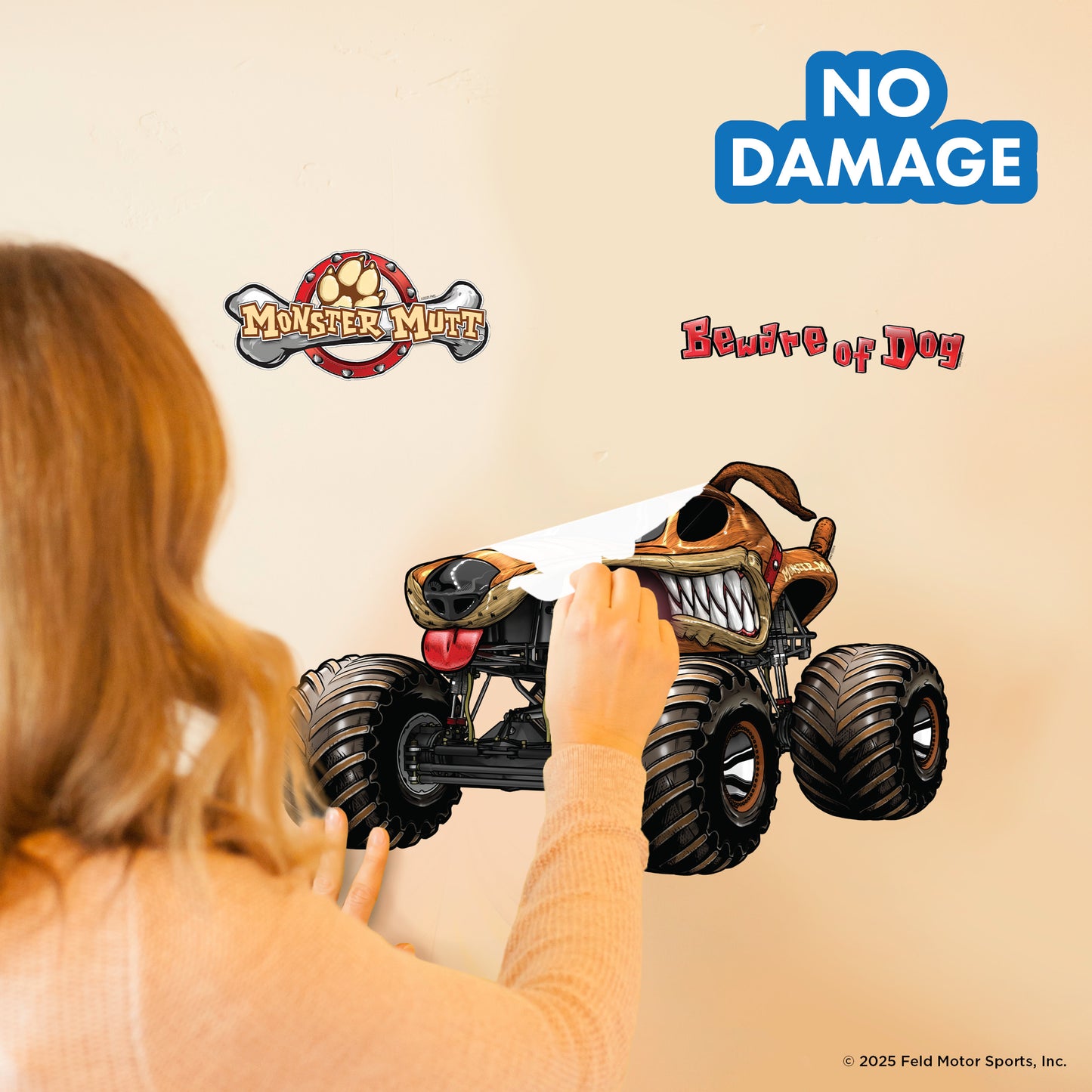 Monster Jam Monster Mutt Wall Decal