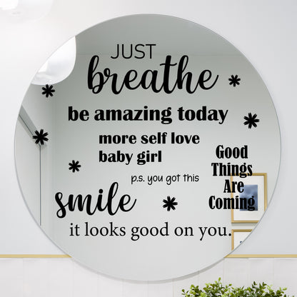 Motivational Mirror Decals