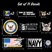 Thumbnail for U.S. Navy Decals Value Pack