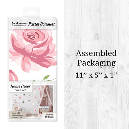 Pastel Floral Bouquet Wall Decals
