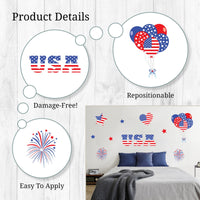 Thumbnail for 4th of July Wall Decals