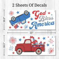 Thumbnail for God Bless America Wall Decals