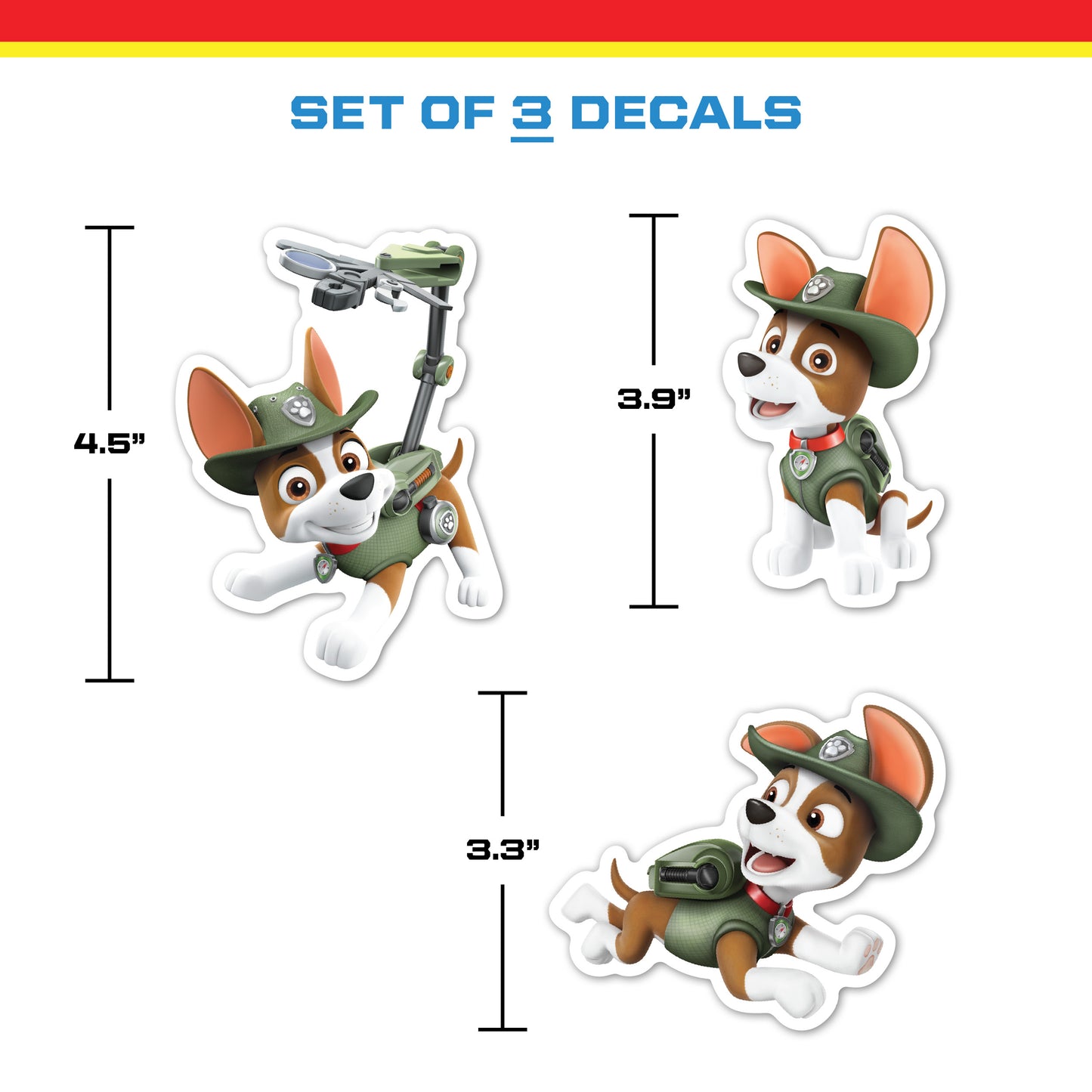 Paw Patrol Tracker Decals