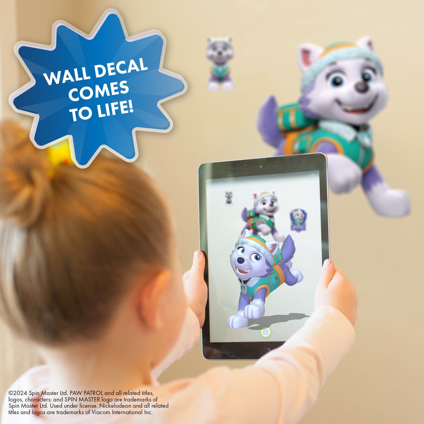 Paw Patrol Everest Interactive Wall Decal