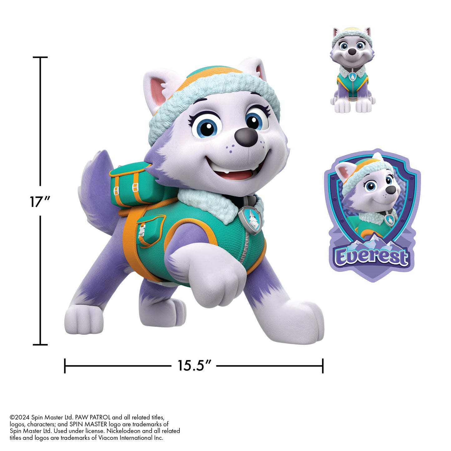 Paw Patrol Everest Interactive Wall Decal
