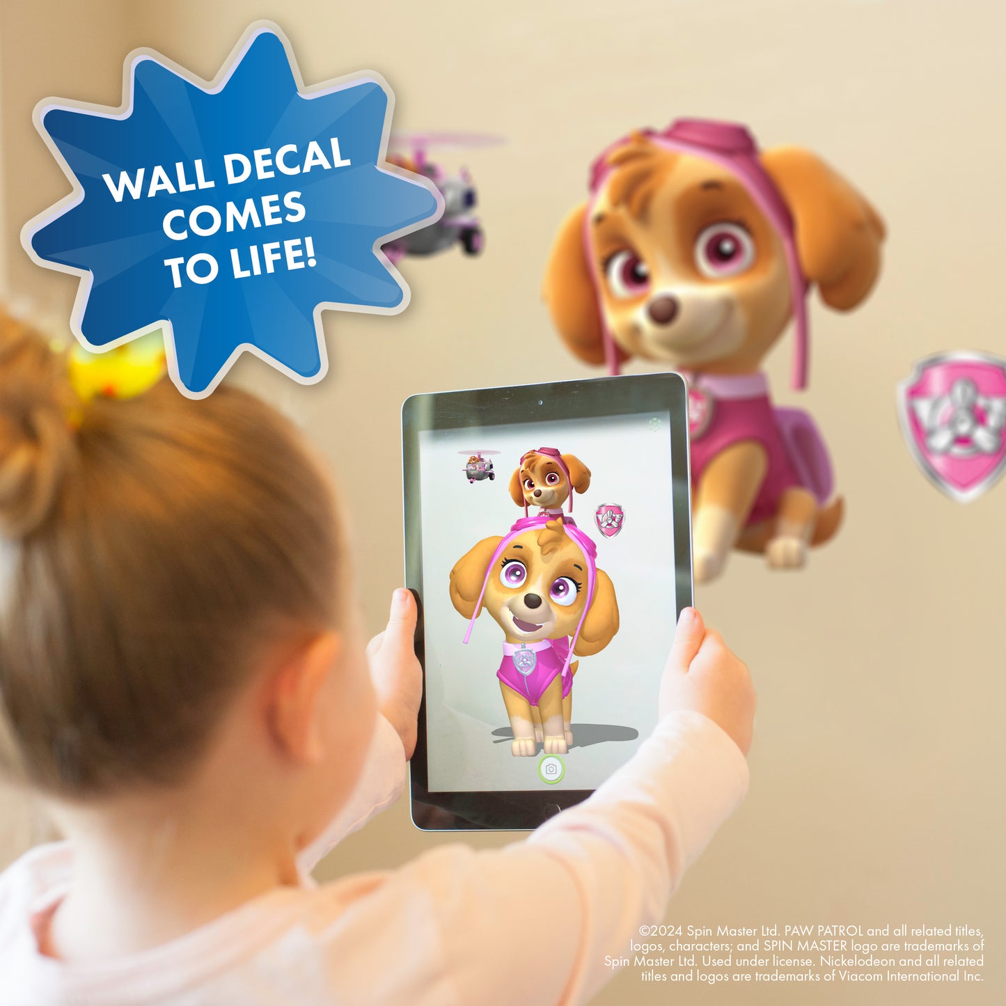 Paw Patrol Skye Interactive Wall Decal