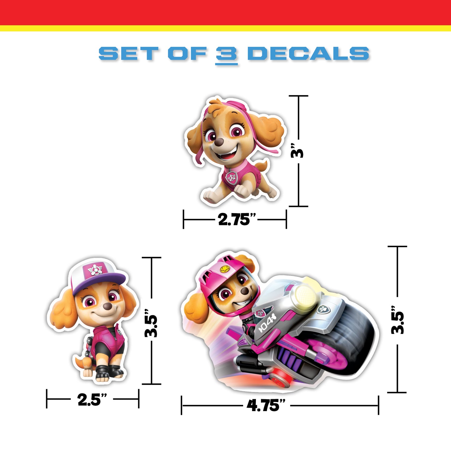 Paw Patrol Decals Value Pack