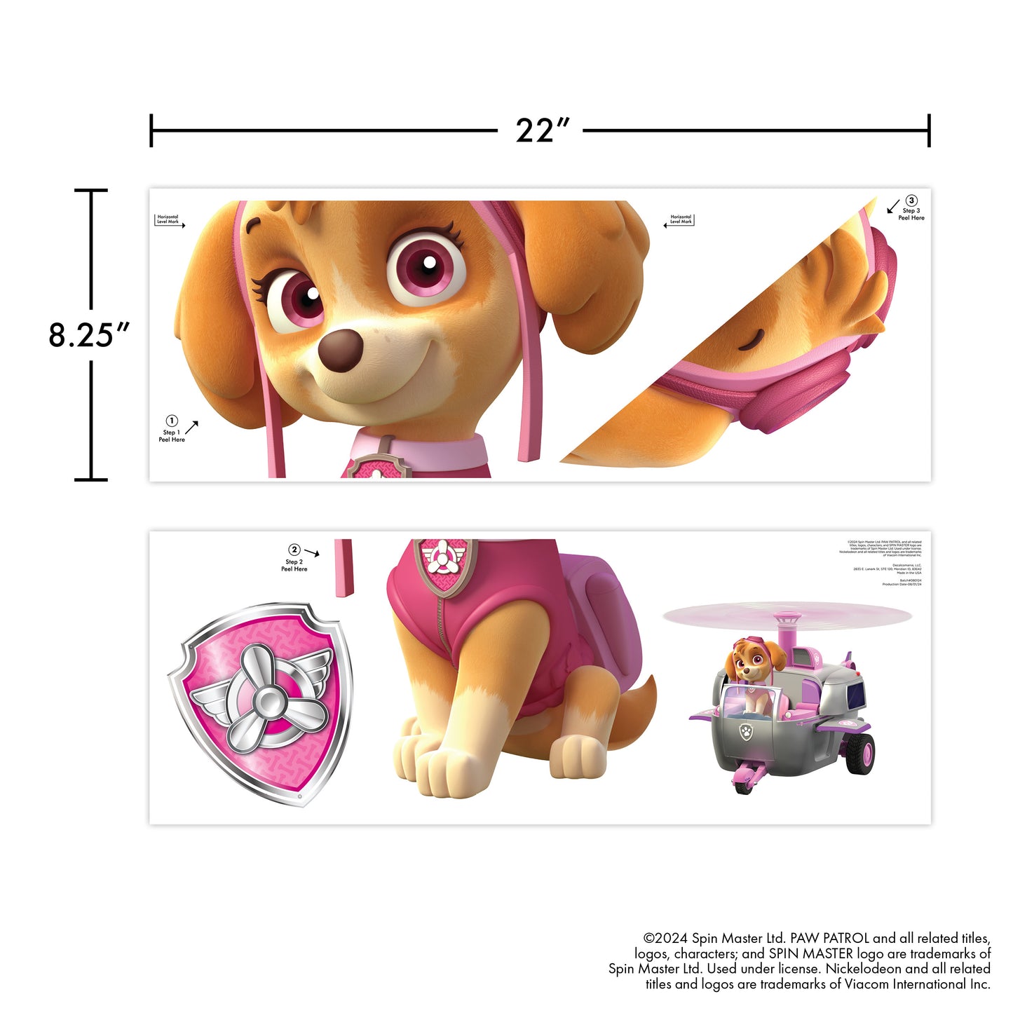 Paw Patrol Skye Interactive Wall Decal