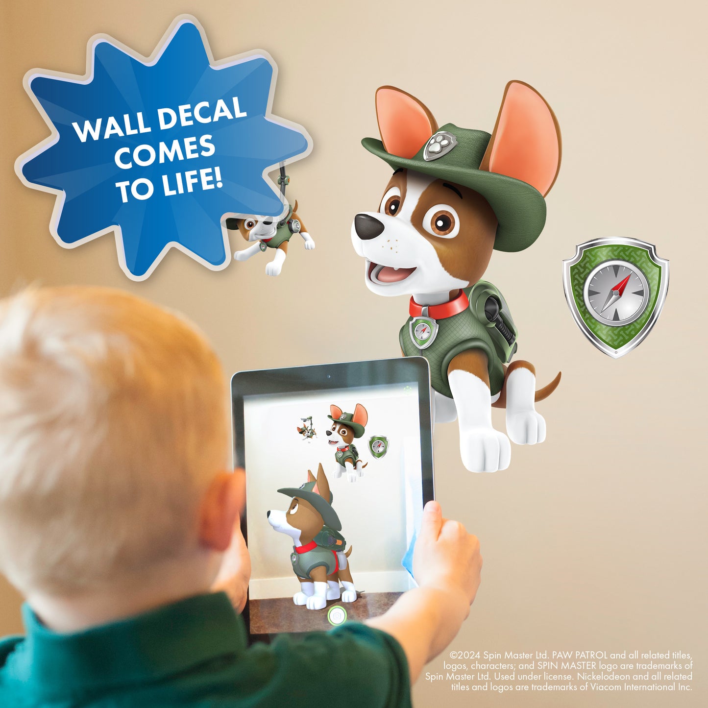 Paw Patrol Tracker Interactive Wall Decal