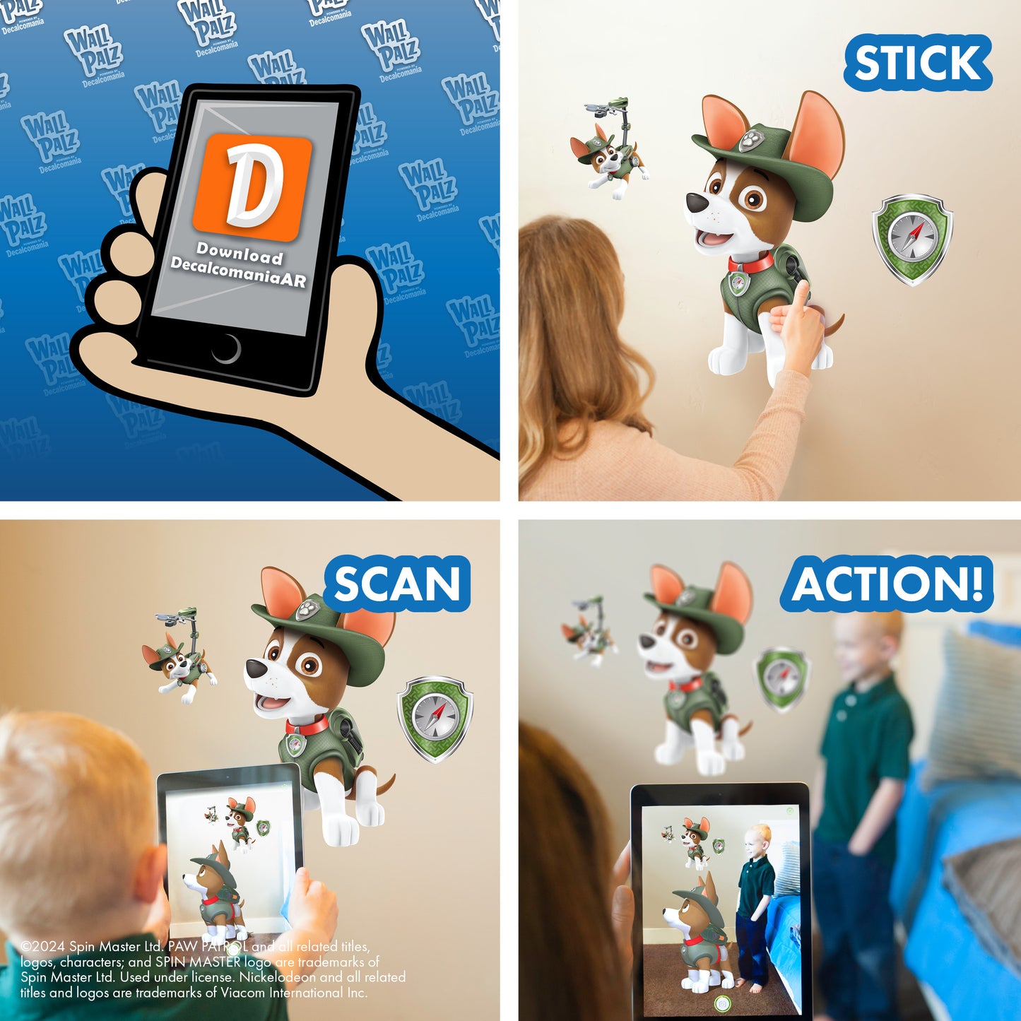 Paw Patrol Tracker Interactive Wall Decal